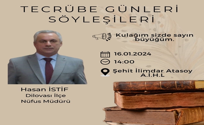 Dilovası Nüfus Müdürü öğrencilerle buluşuyor