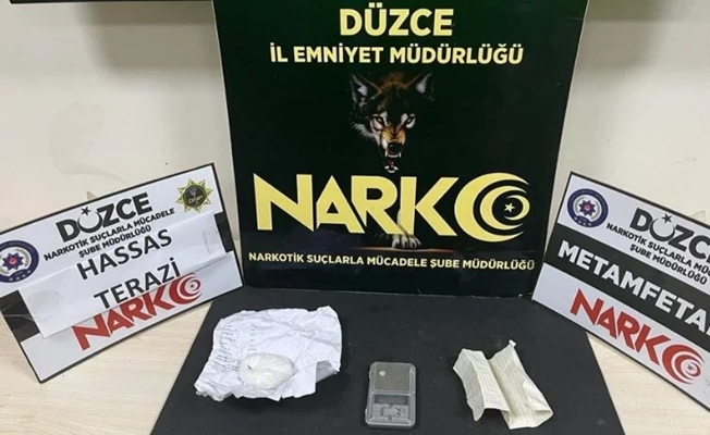 Düzce Anadolu Otoyolu'nda uyuşturucu operasyonu