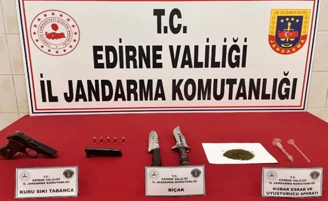 Enez'de kaçakçılık operasyonu