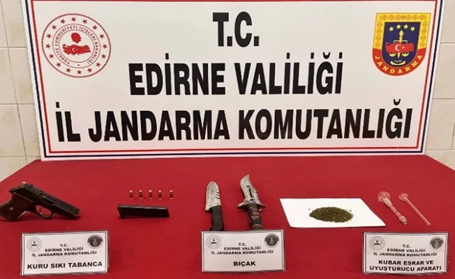 Enez'de kaçakçılık operasyonu