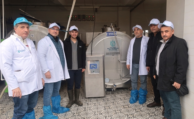 Kocaeli Büyükşehir’den % 50 hibeli soğuk süt tankı