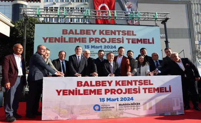 Antalya Balbey yenileniyor