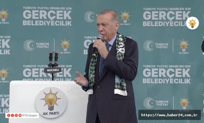 Cumhurbaşkanı Erdoğan Kocaeli'de  (CANLI)