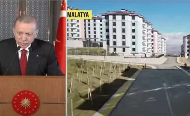 Deprem konutları teslim edildi