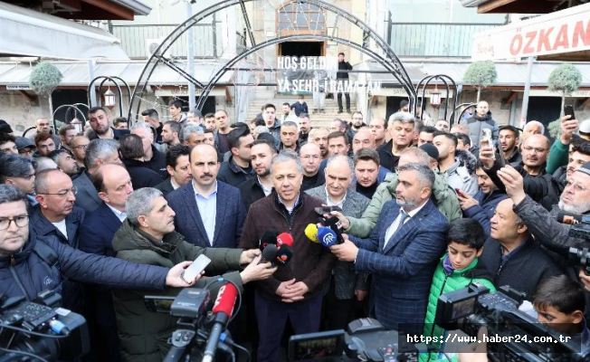 Bakan Yerlikaya bayramın ilk günü Konyalılarla buluştu