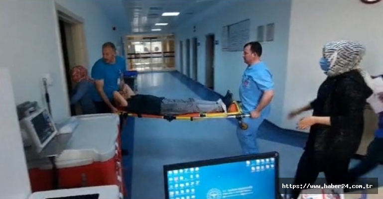 Hastanede yapılan tatbikat gerçeğini aratmadı