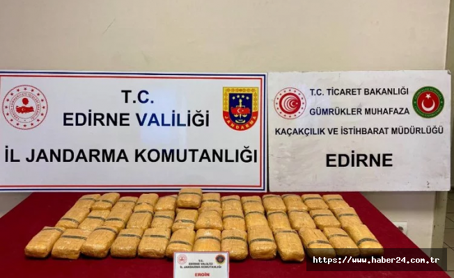 Kapıkule'de 18 kilo eroin ele geçirildi