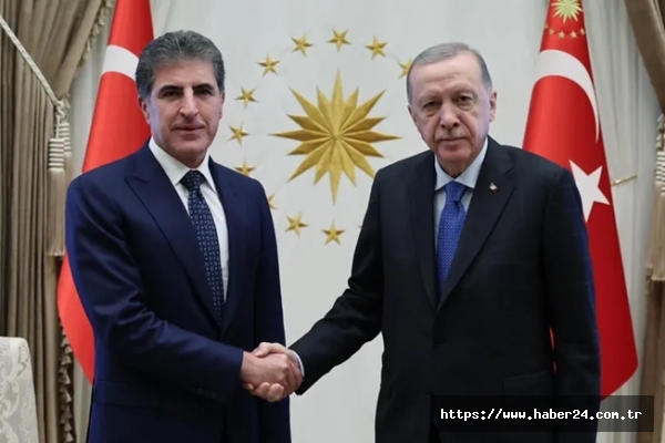 Cumhurbaşkanı Erdoğan Barzani ile görüştü