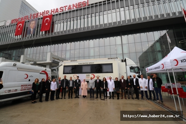 Kocaeli İl Sağlık Müdürlüğü ve Kızılay'dan Örnek Kan Bağışı Kampanyası