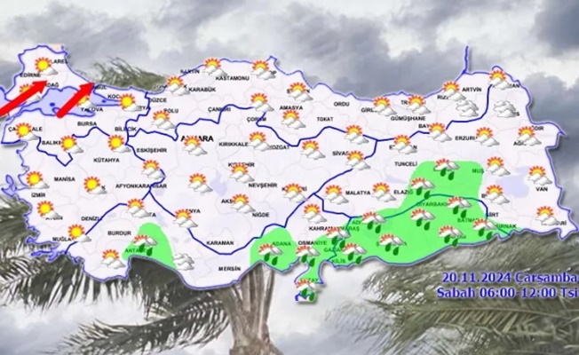 Meteoroloji'den 20 Kasım raporu