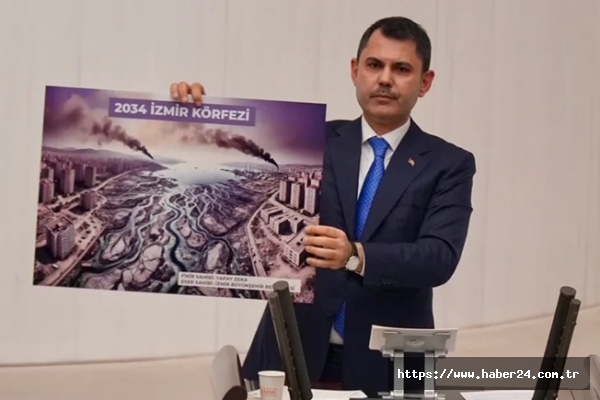 Bakan Kurum İzmir Körfezi'nin yapay zeka ile 10 yıl sonrasını gösterdi!