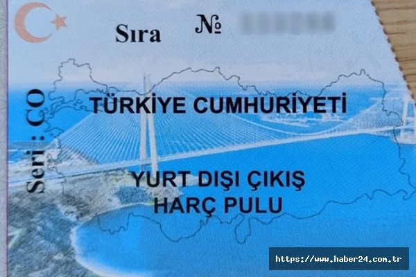 Yurt dışı çıkış harcında pulla ödeme devri bitiyor!