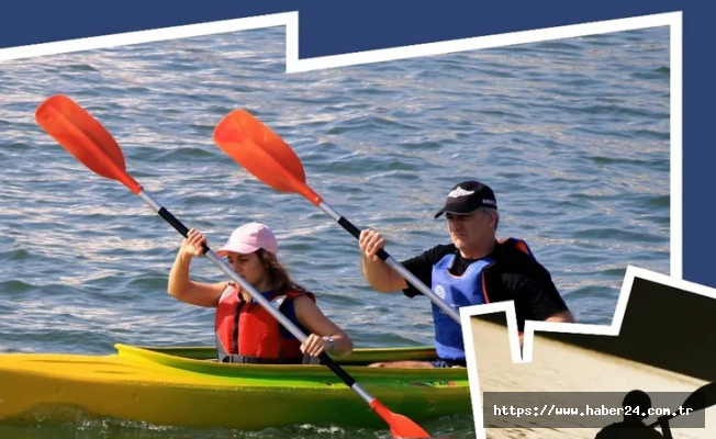 İzmir'in gençleri su sporlarıyla ücretsiz tanışıyor