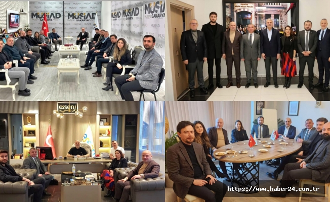 Serdivan Kızılay İlçe Başkanı Ercan Garlı ve Yönetimi protokol ziyaretlerinde bulundu