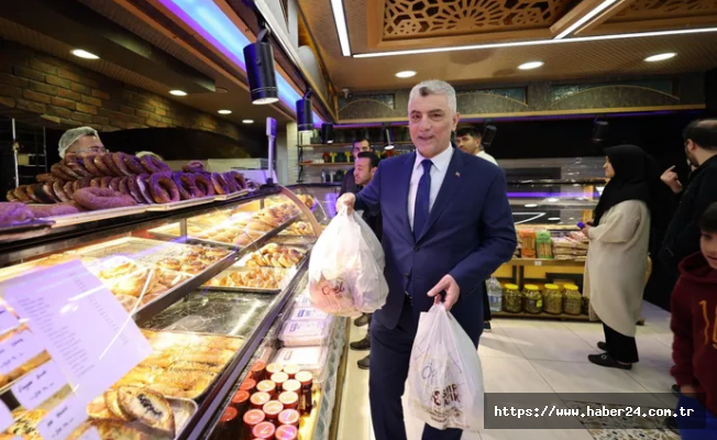 Bakan Bolat boykota karşı alışverişe çıktı