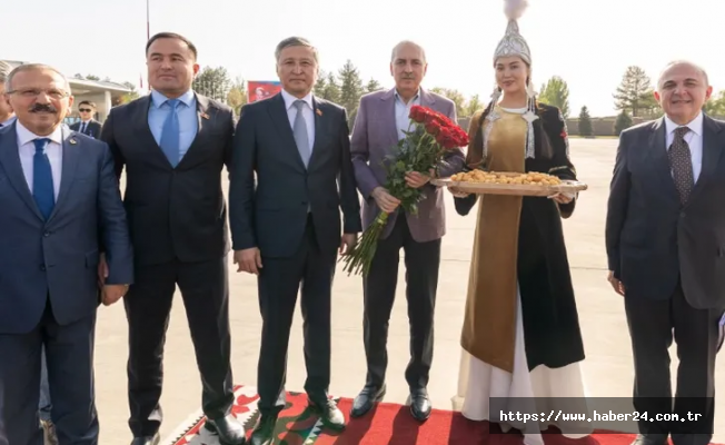 TBMM Başkanı Kurtulmuş Kırgızistan'da