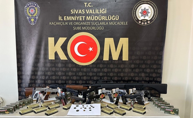 Sivas Merkezli  Yasadışı Silah Ticareti Operasyonu!