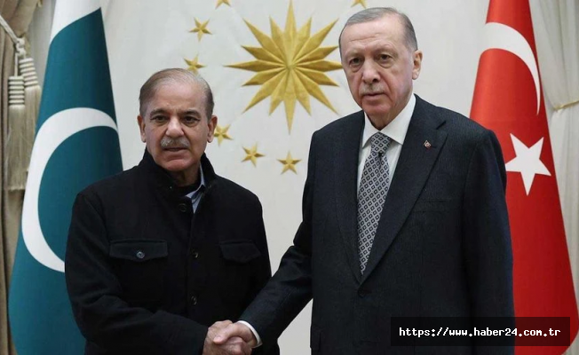 Cumhurbaşkanı Erdoğan'dan Şerif'e kardeşlik mesajı: "Pakistan-Türkiye dostluğu daim olsun"