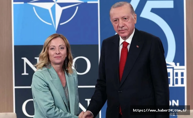 Cumhurbaşkanı Erdoğan ile İtalya Başbakanı Meloni arasında önemli görüşme