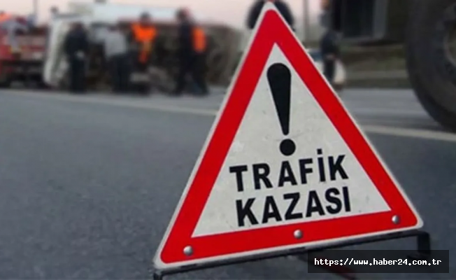Erzurum’da zincirleme kaza: Freni boşalan beton mikseri devrildi