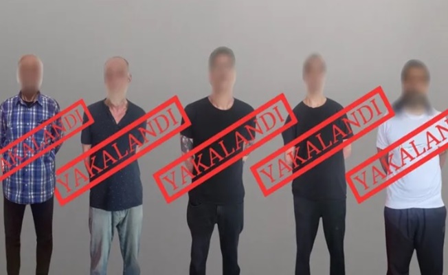 Kırmızı bültenle aranan 5 suçlu yakalandı