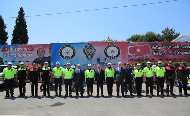 Vali Aktaş, bayram trafiği tedbirlerini denetledi