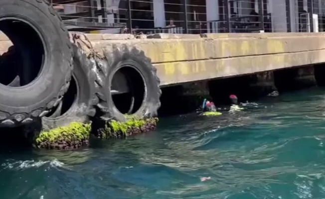 Kaybolan Rus yüzücü için İstanbul Boğazı'nda arama çalışmaları sürüyor