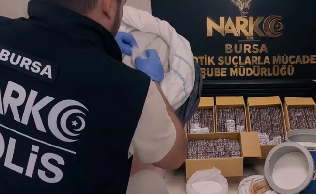 Bursa'da binlerce uyuşturucu hap ele geçirildi