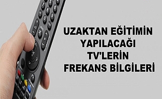 Uzaktan Eğitimin Yapılacağı TV'lerin Frekans Bilgileri Açıklandı