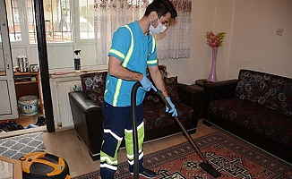 Tuzla’da 2020 yılında 945 kez ihtiyaç sahibi vatandaşın evi temizlendi