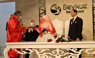 Beykoz Kavacık Nikah Salonu'nda İlk Nikahlar Kıyıldı