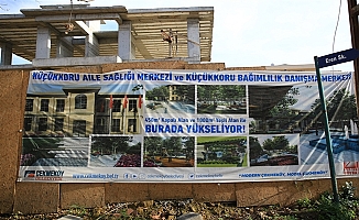 Küçükkoru Aile Sağlığı Merkezi ve Bağımlılık Danışma Merkezi inşaat çalışmaları devam ediyor