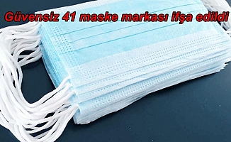 Güvensiz 41 maske markası ifşa edildi