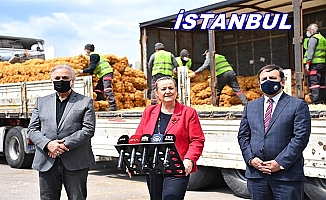 İstanbul'da ücretsiz patates ve soğan dağıtımı başladı
