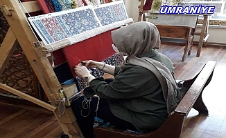 Ümraniye'de Kilim dokuma geleneği hayat buluyor