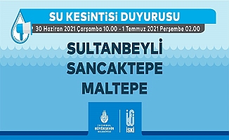 Dikkat...İstanbul'un Bazı ilçelerinde su verilemeyecek