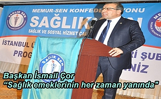 İsmail Çor “Sağlık çalışanlarının emeklerinin karşılığı verilmelidir”