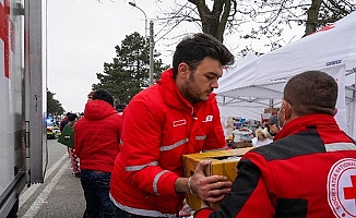 Kızılay Ukrayna sınırında