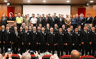 Kocaeli'de terfi eden polisler için tören düzenlendi