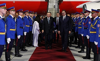 Cumhurbaşkanı Erdoğan, Sırbistan'a ulaştı