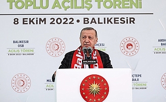 Recep Tayyip Erdoğan Balıkesir'de Toplu Açılış Töreni’ne katıldı