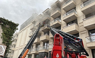Çırağan Oteli'nde yangın!