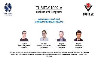 Sakarya Üniversitesi Mühendislik Fakültesinden TÜBİTAK 1002-A Proje Başarısı