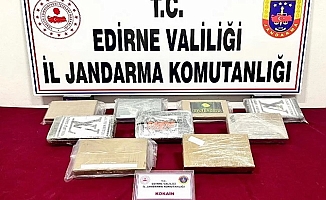 Edirne'de 10 kilo kokain ele geçirildi