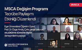 MSCA Değişim Programı Tecrübe Paylaşımı Etkinliği Düzenlendi