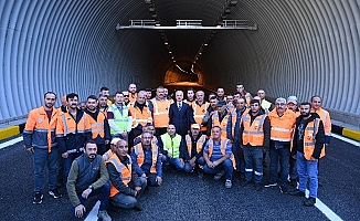 Yenilenen Bolu Dağı Tüneli hizmete girdi