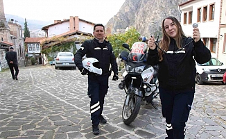 Amasya'da Sağlık Çalışanı Çi̇ft Motosi̇klet Ambulansla Hayat Kurtarıyor