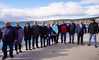 Ayvalık'ta mübadele anısına denize çelenk