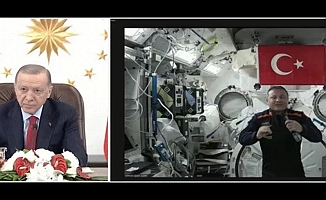 Erdoğan, ilk Türk astronotla görüştü...