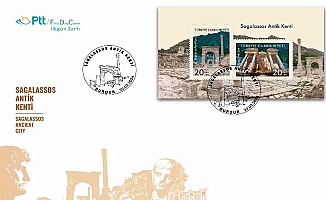 PTT'den Sagalassos Antik Kenti'ne özel pul